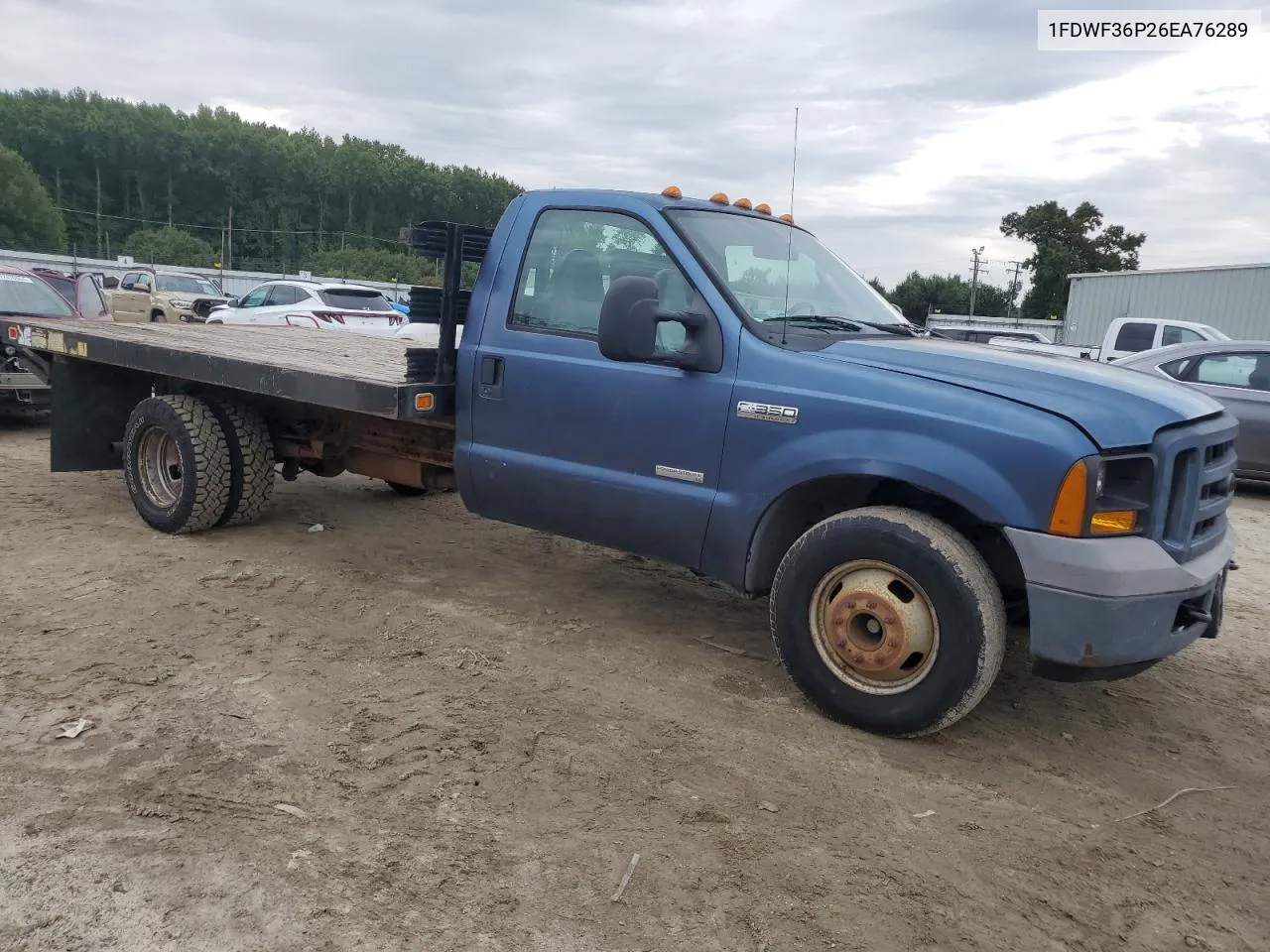 2006 Ford F350 Super Duty VIN: 1FDWF36P26EA76289 Lot: 73438274