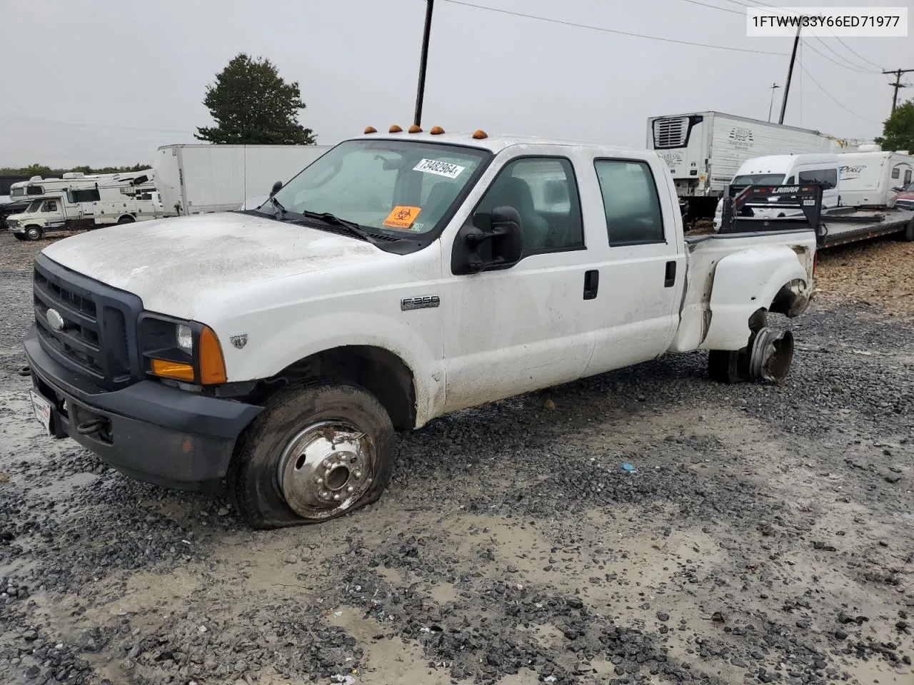 2006 Ford F350 Super Duty VIN: 1FTWW33Y66ED71977 Lot: 73482964