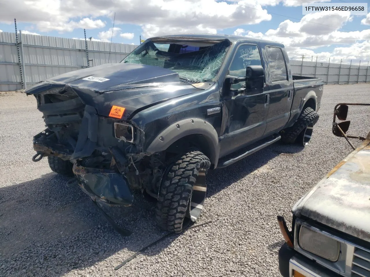 2006 Ford F350 Srw Super Duty VIN: 1FTWW31546ED96658 Lot: 73644124