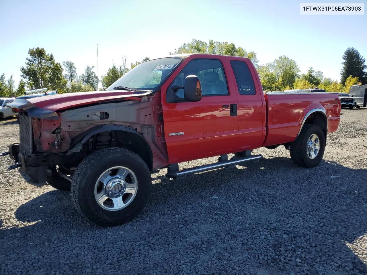 2006 Ford F350 Srw Super Duty VIN: 1FTWX31P06EA73903 Lot: 74477634