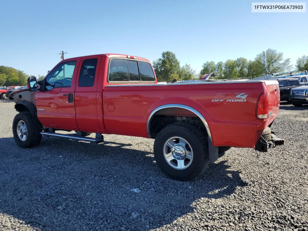 2006 Ford F350 Srw Super Duty VIN: 1FTWX31P06EA73903 Lot: 74477634