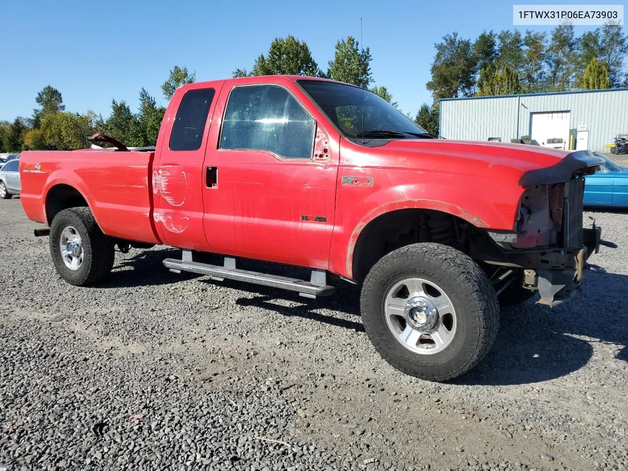 2006 Ford F350 Srw Super Duty VIN: 1FTWX31P06EA73903 Lot: 74477634