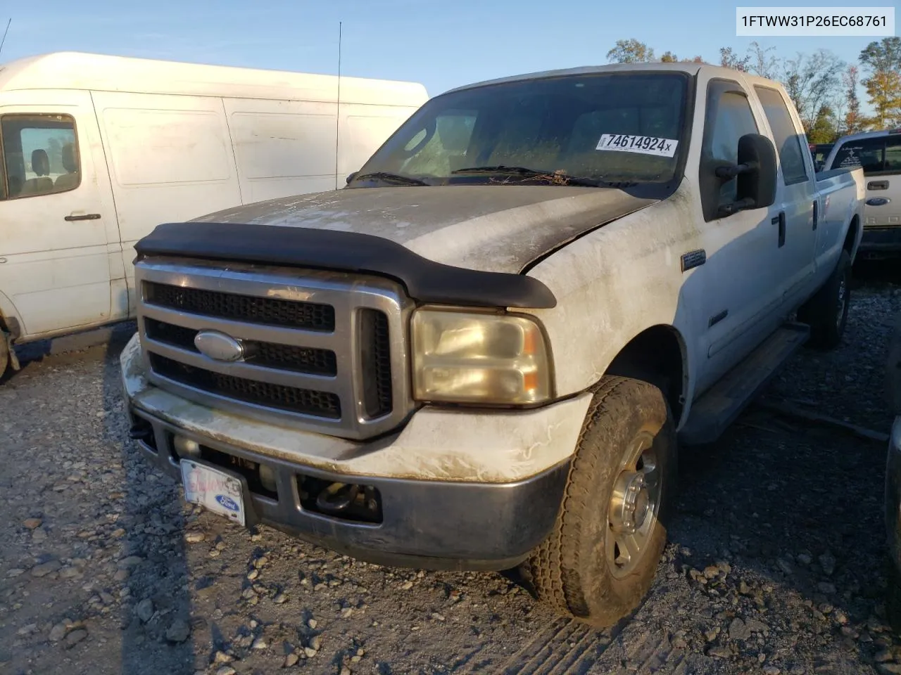 2006 Ford F350 Srw Super Duty VIN: 1FTWW31P26EC68761 Lot: 74614924