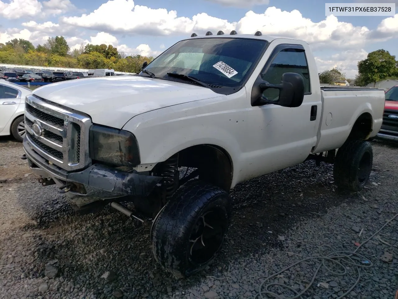 2006 Ford F350 Srw Super Duty VIN: 1FTWF31PX6EB37528 Lot: 74788854