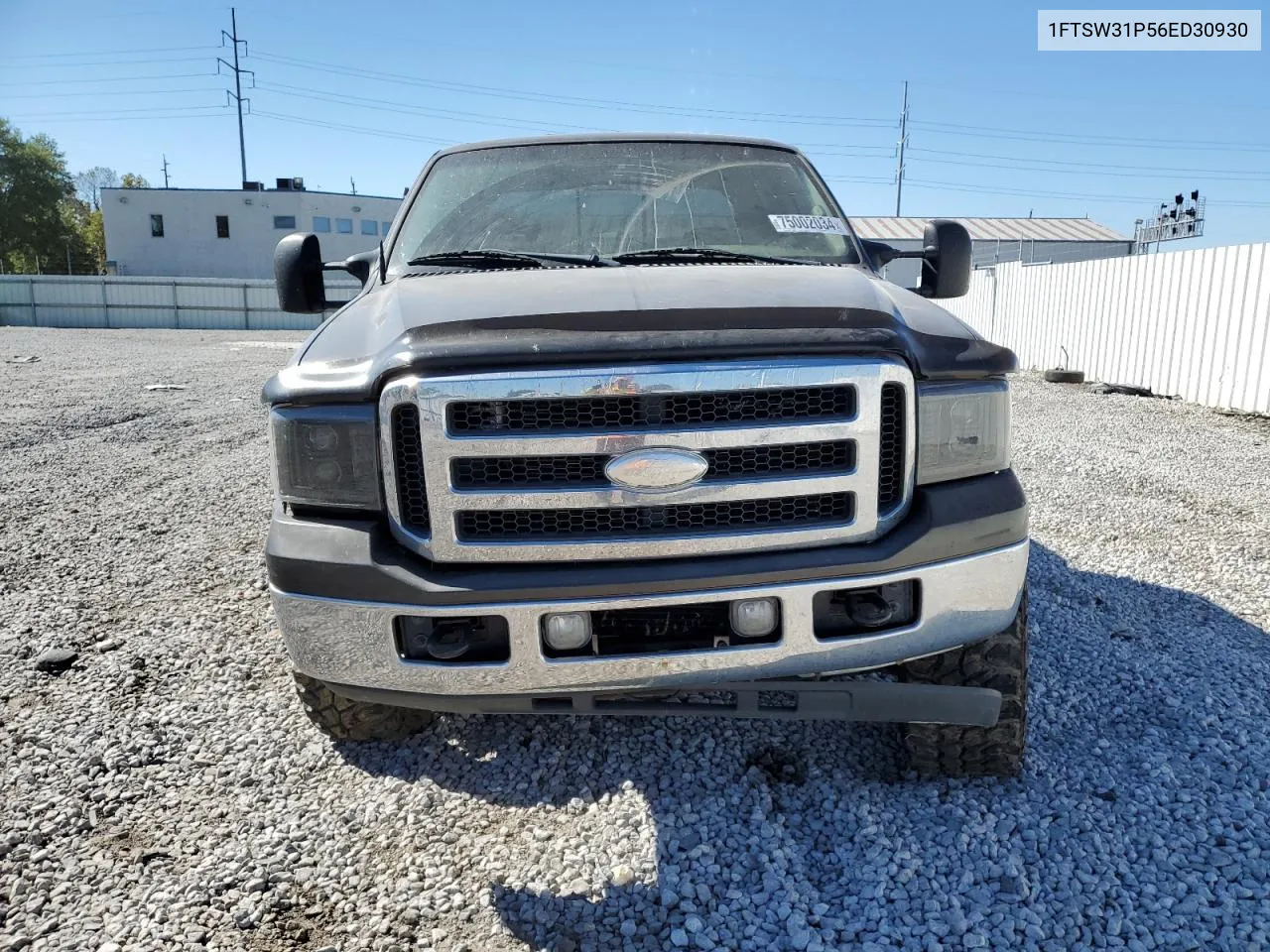 2006 Ford F350 Srw Super Duty VIN: 1FTSW31P56ED30930 Lot: 75002034