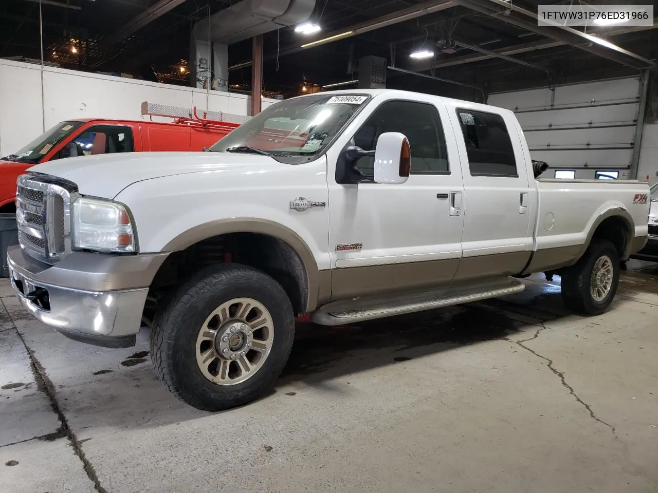 2006 Ford F350 Srw Super Duty VIN: 1FTWW31P76ED31966 Lot: 75109054