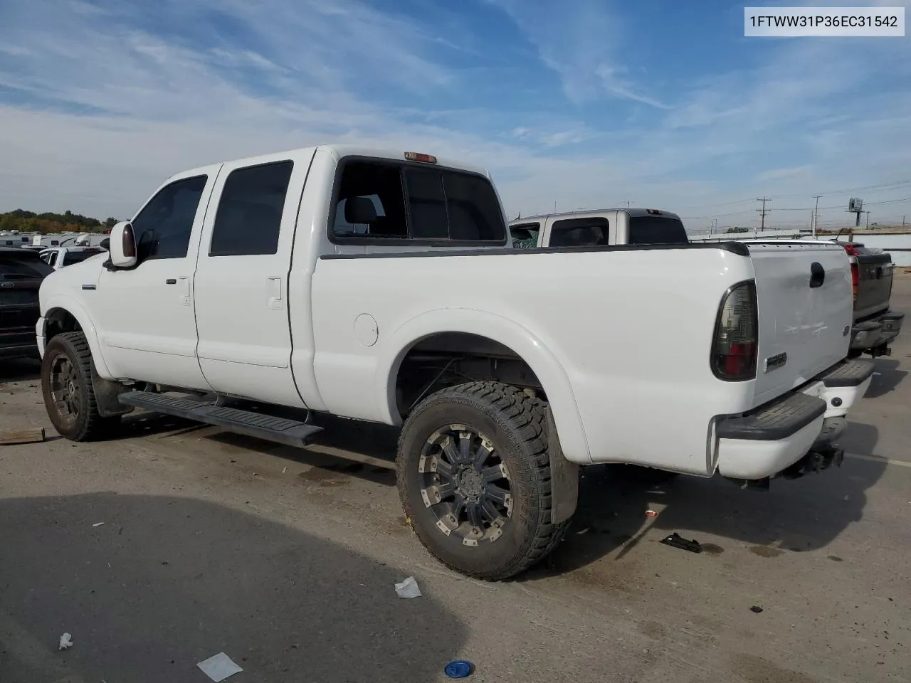 2006 Ford F350 Srw Super Duty VIN: 1FTWW31P36EC31542 Lot: 75311394