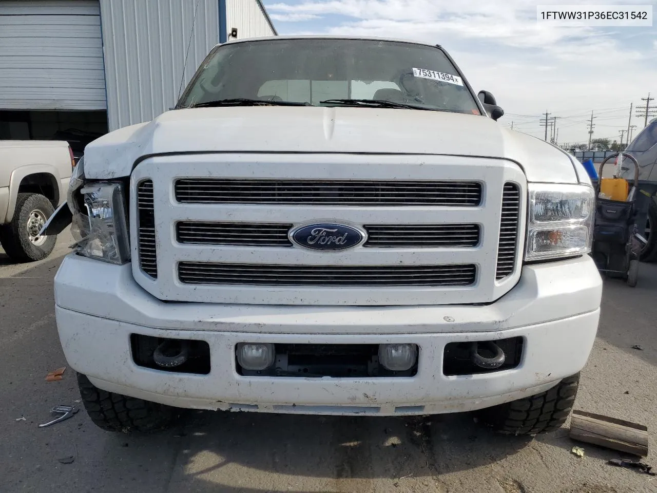 2006 Ford F350 Srw Super Duty VIN: 1FTWW31P36EC31542 Lot: 75311394