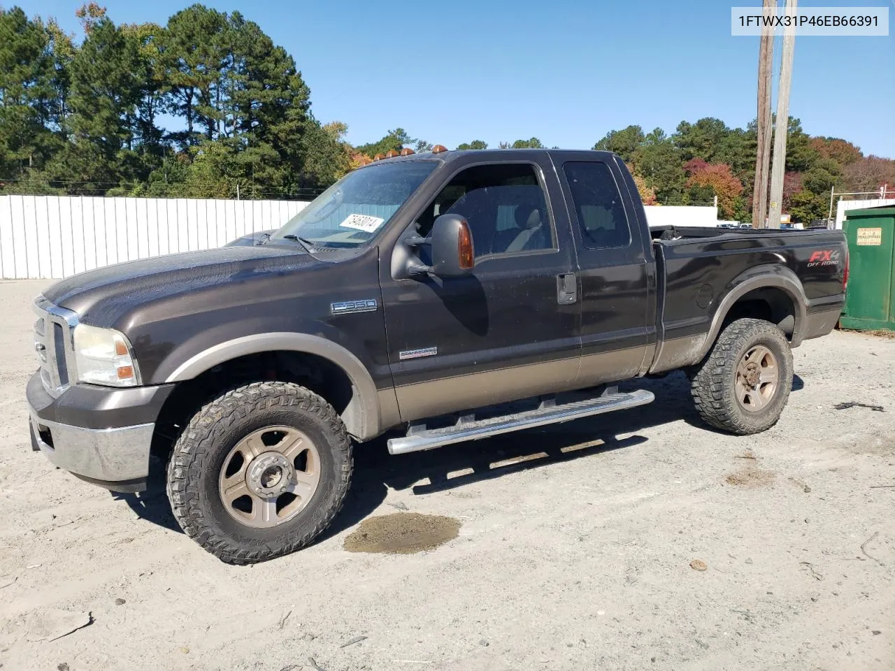 2006 Ford F350 Srw Super Duty VIN: 1FTWX31P46EB66391 Lot: 75463014