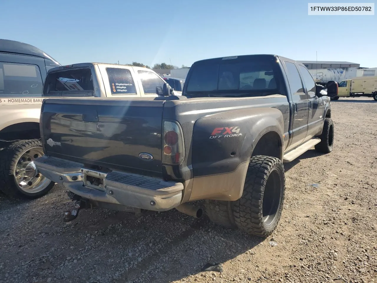 2006 Ford F350 Super Duty VIN: 1FTWW33P86ED50782 Lot: 75704864