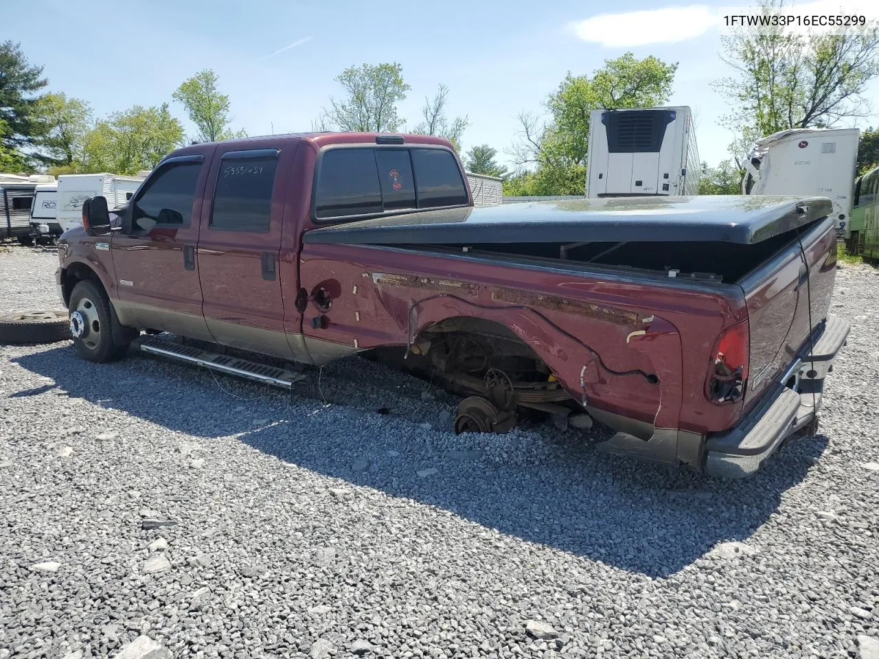 2006 Ford F350 Super Duty VIN: 1FTWW33P16EC55299 Lot: 76589754