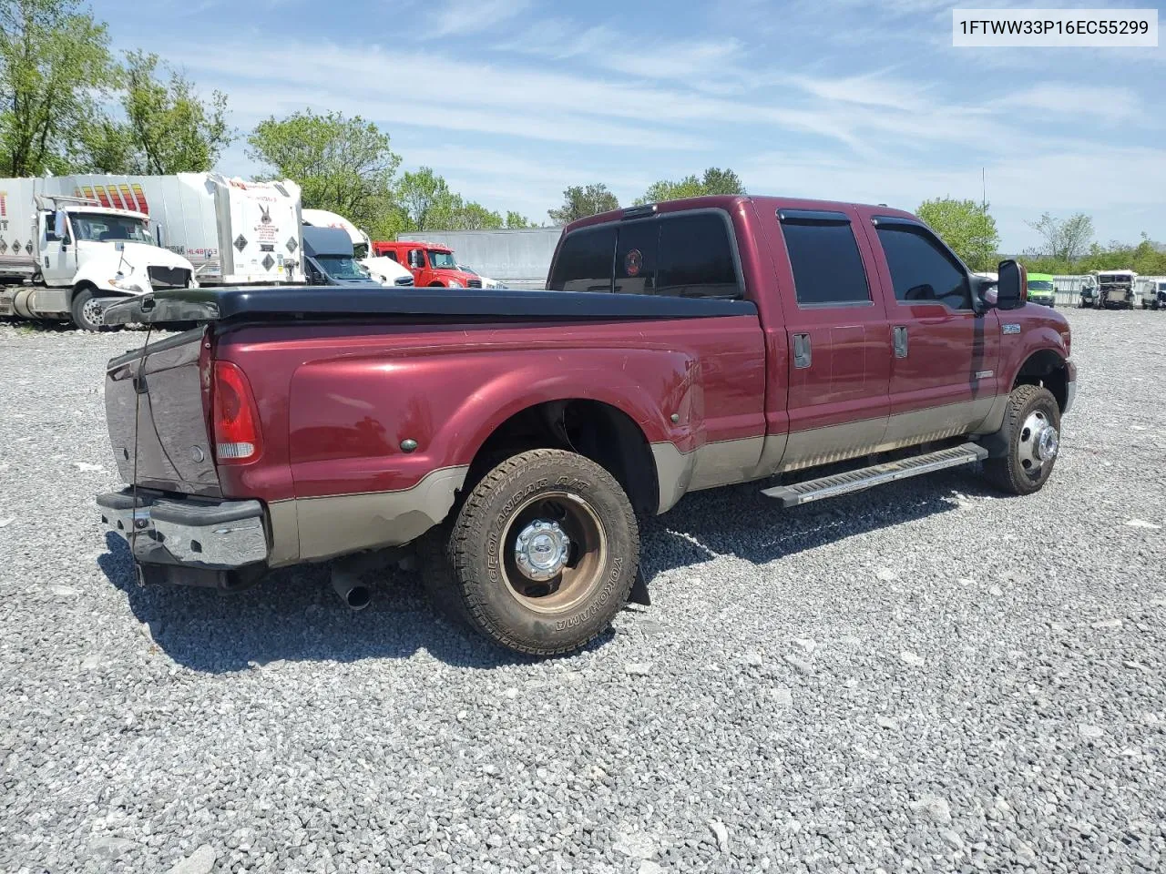 2006 Ford F350 Super Duty VIN: 1FTWW33P16EC55299 Lot: 76589754