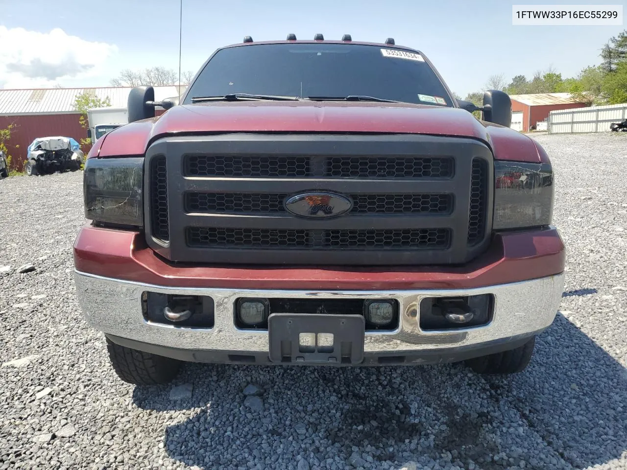 2006 Ford F350 Super Duty VIN: 1FTWW33P16EC55299 Lot: 76589754