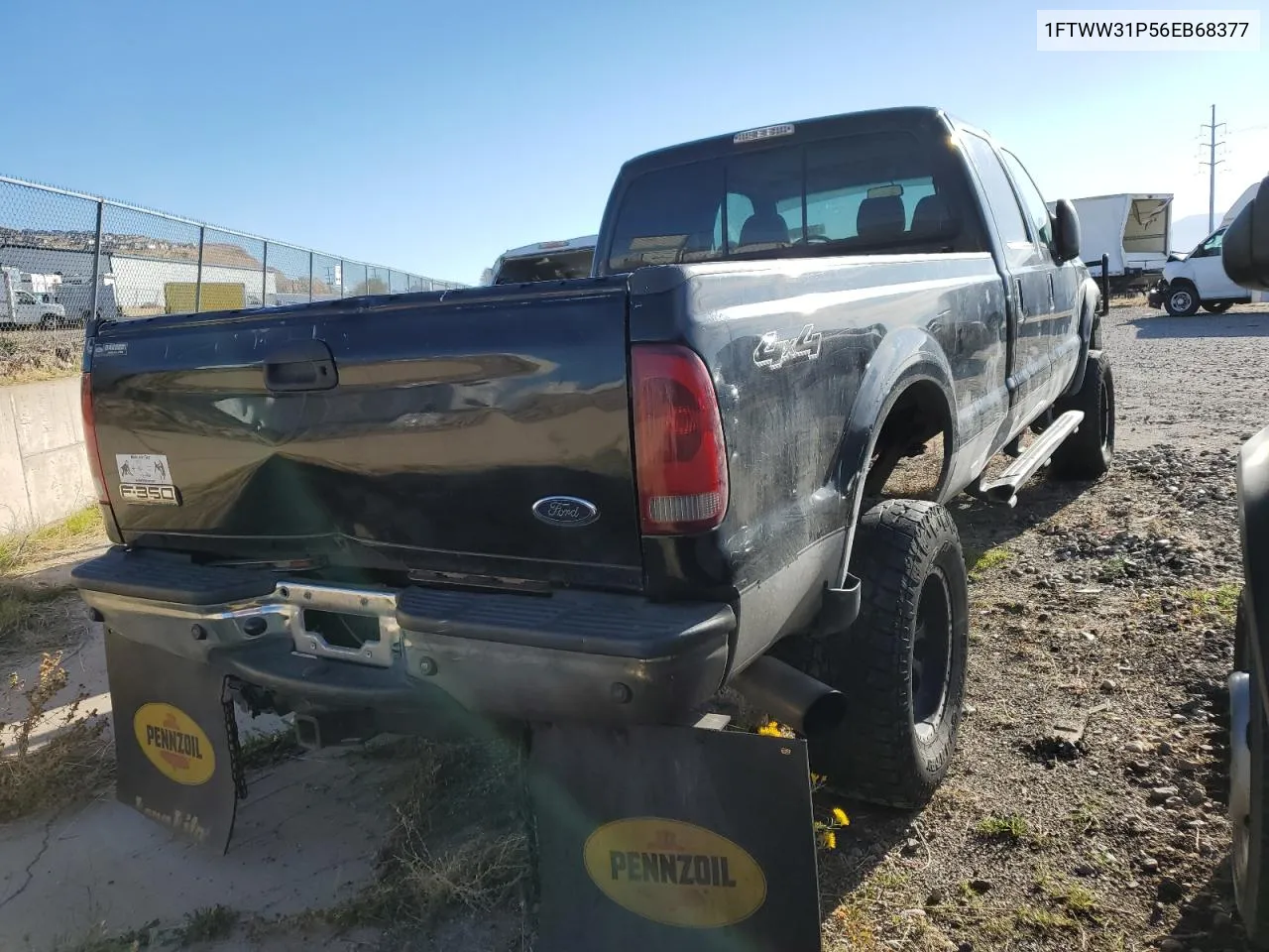 2006 Ford F350 Srw Super Duty VIN: 1FTWW31P56EB68377 Lot: 76630064