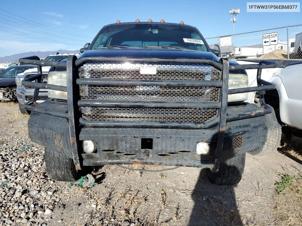 2006 Ford F350 Srw Super Duty VIN: 1FTWW31P56EB68377 Lot: 76630064