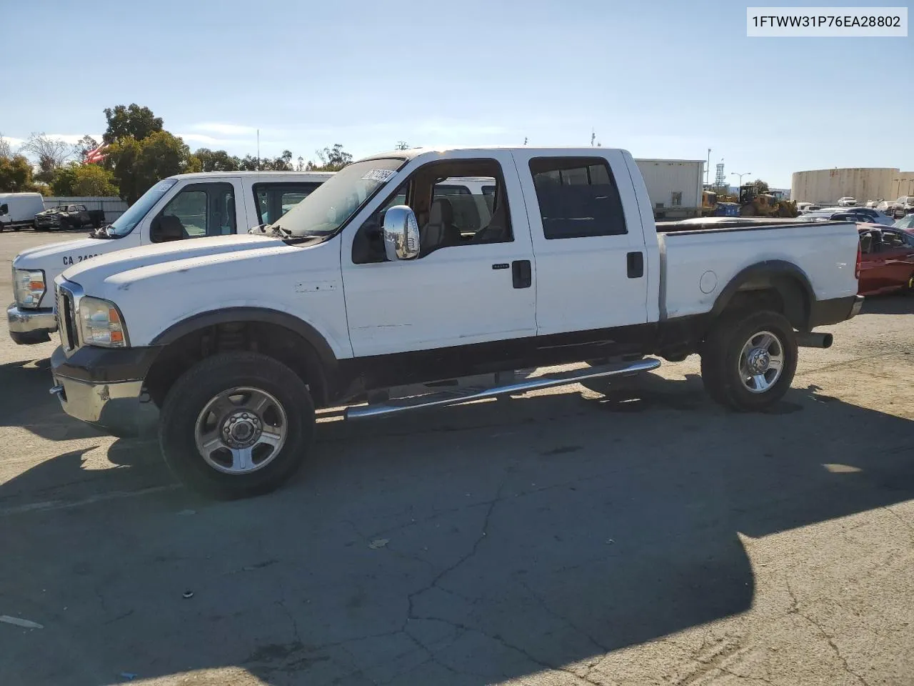 2006 Ford F350 Srw Super Duty VIN: 1FTWW31P76EA28802 Lot: 76712654