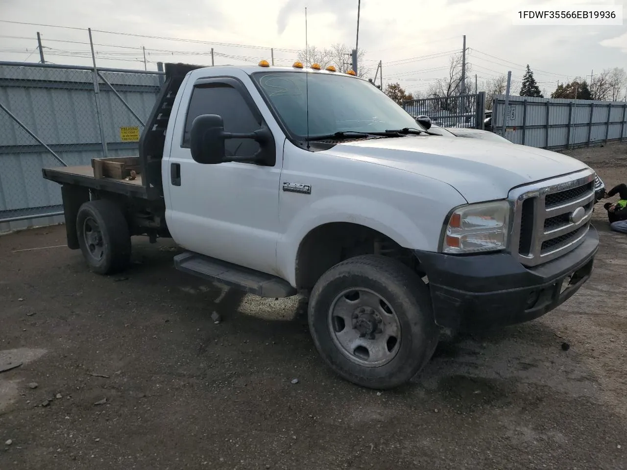 2006 Ford F350 Srw Super Duty VIN: 1FDWF35566EB19936 Lot: 76748884