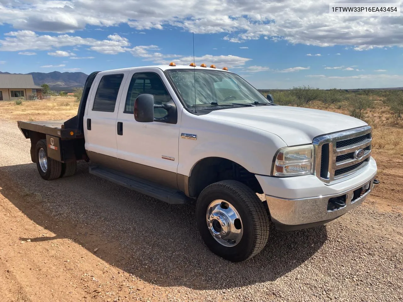 2006 Ford F350 Super Duty VIN: 1FTWW33P16EA43454 Lot: 76930824