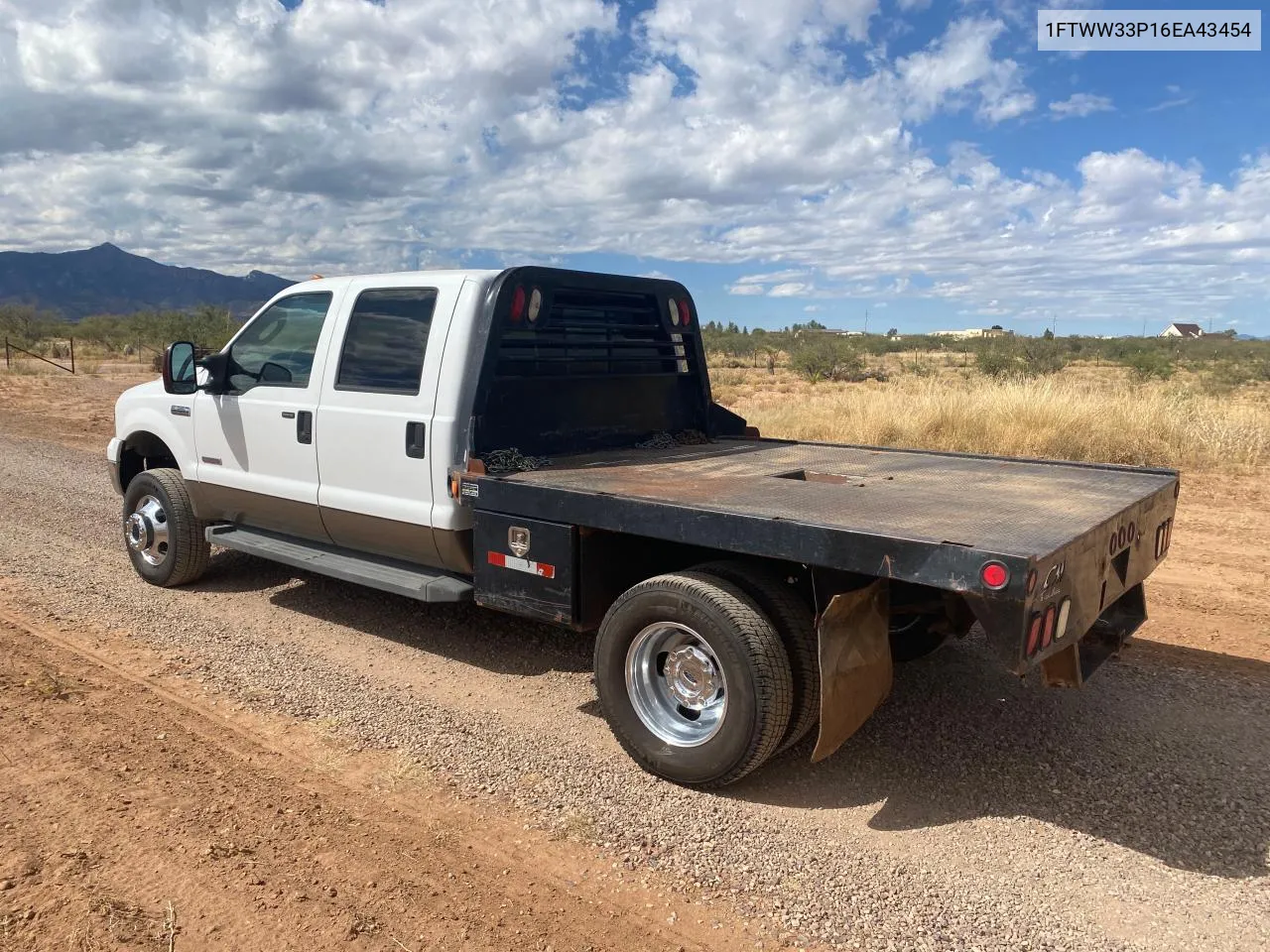 2006 Ford F350 Super Duty VIN: 1FTWW33P16EA43454 Lot: 76930824