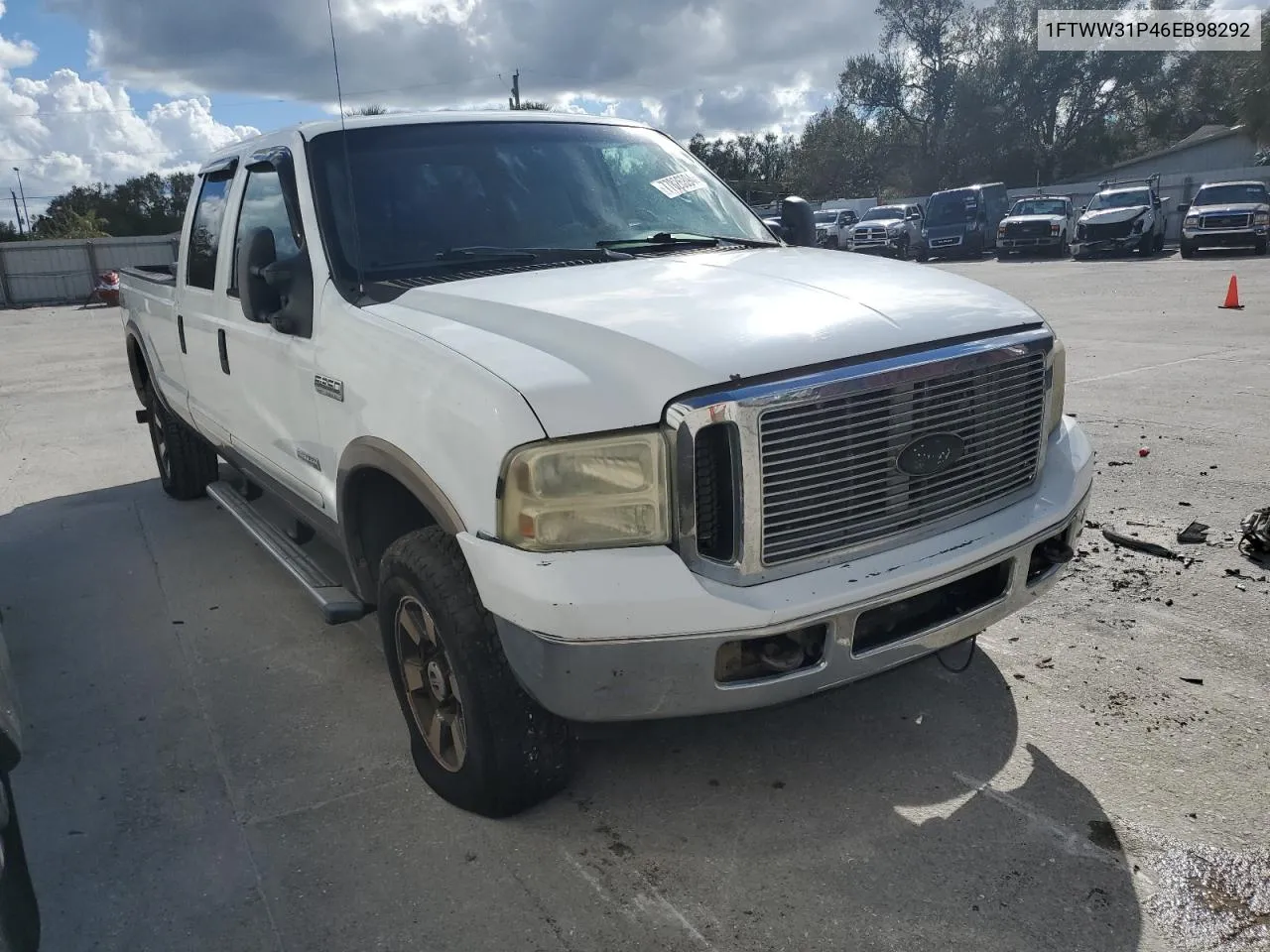 2006 Ford F350 Srw Super Duty VIN: 1FTWW31P46EB98292 Lot: 77826894