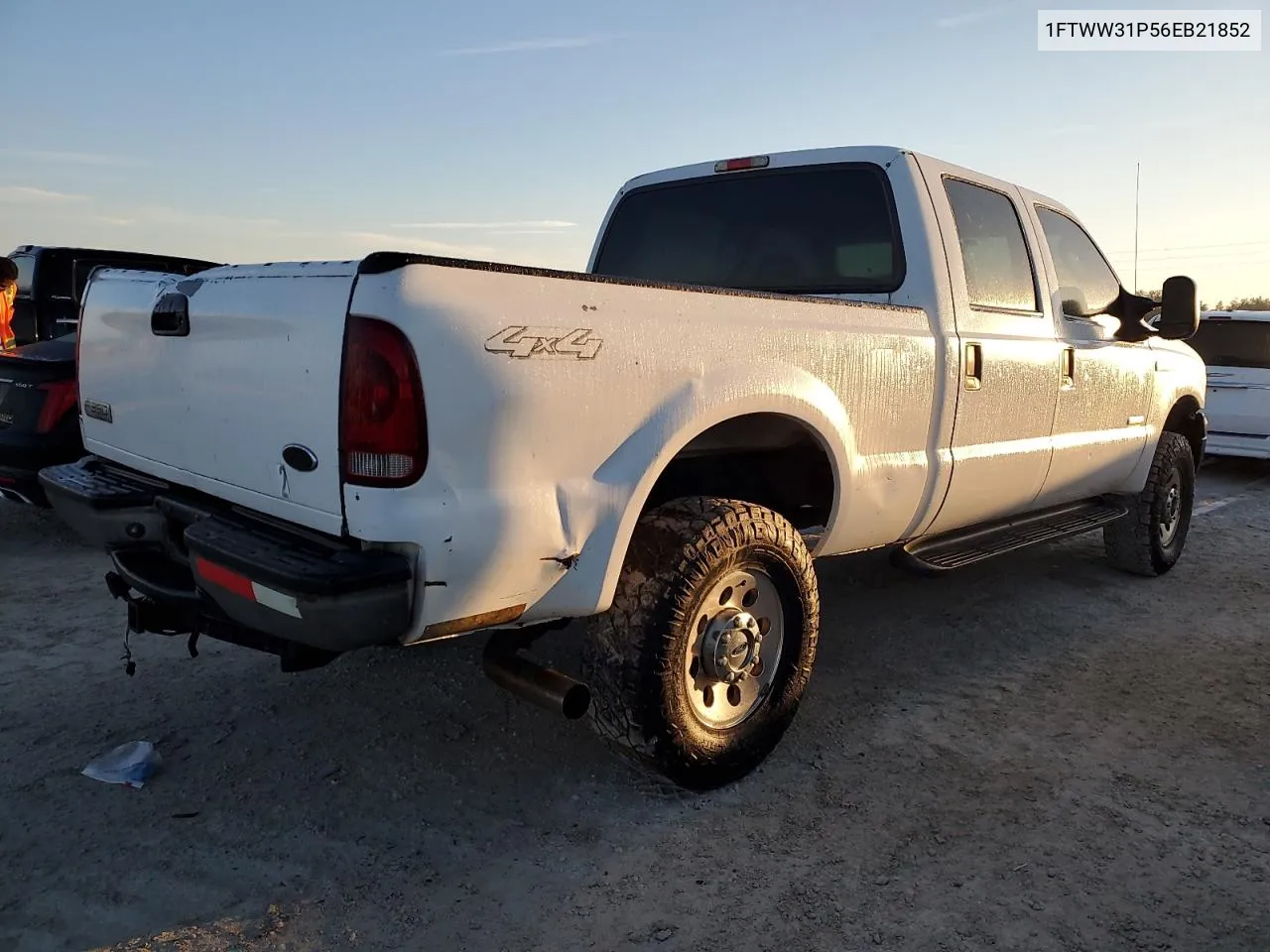 2006 Ford F350 Srw Super Duty VIN: 1FTWW31P56EB21852 Lot: 78232994