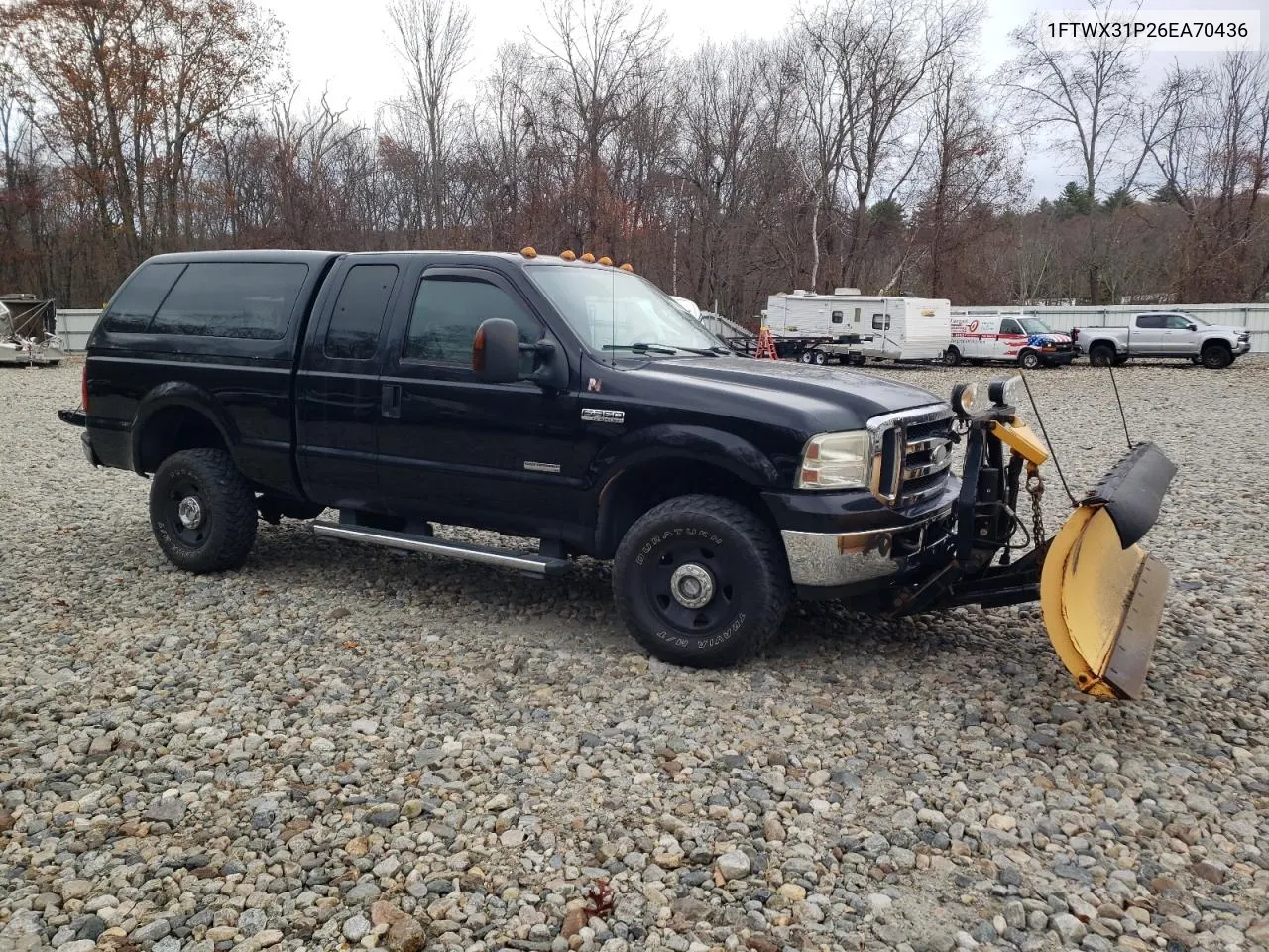 2006 Ford F350 Srw Super Duty VIN: 1FTWX31P26EA70436 Lot: 78607264