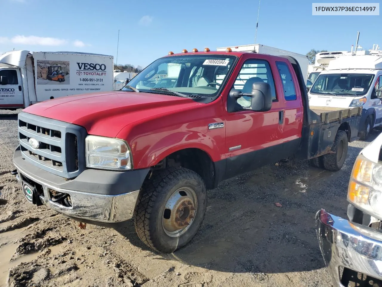 2006 Ford F350 Super Duty VIN: 1FDWX37P36EC14997 Lot: 79068594