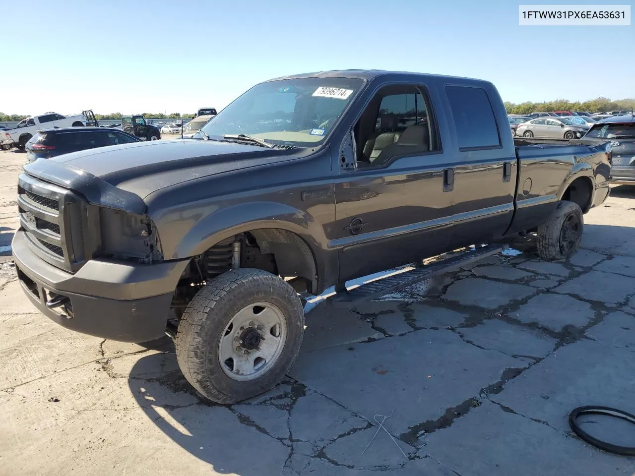 2006 Ford F350 Srw Super Duty VIN: 1FTWW31PX6EA53631 Lot: 79396214