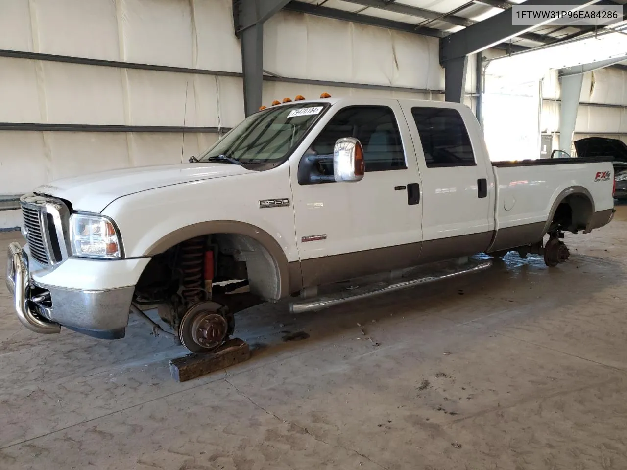 2006 Ford F350 Srw Super Duty VIN: 1FTWW31P96EA84286 Lot: 79470184