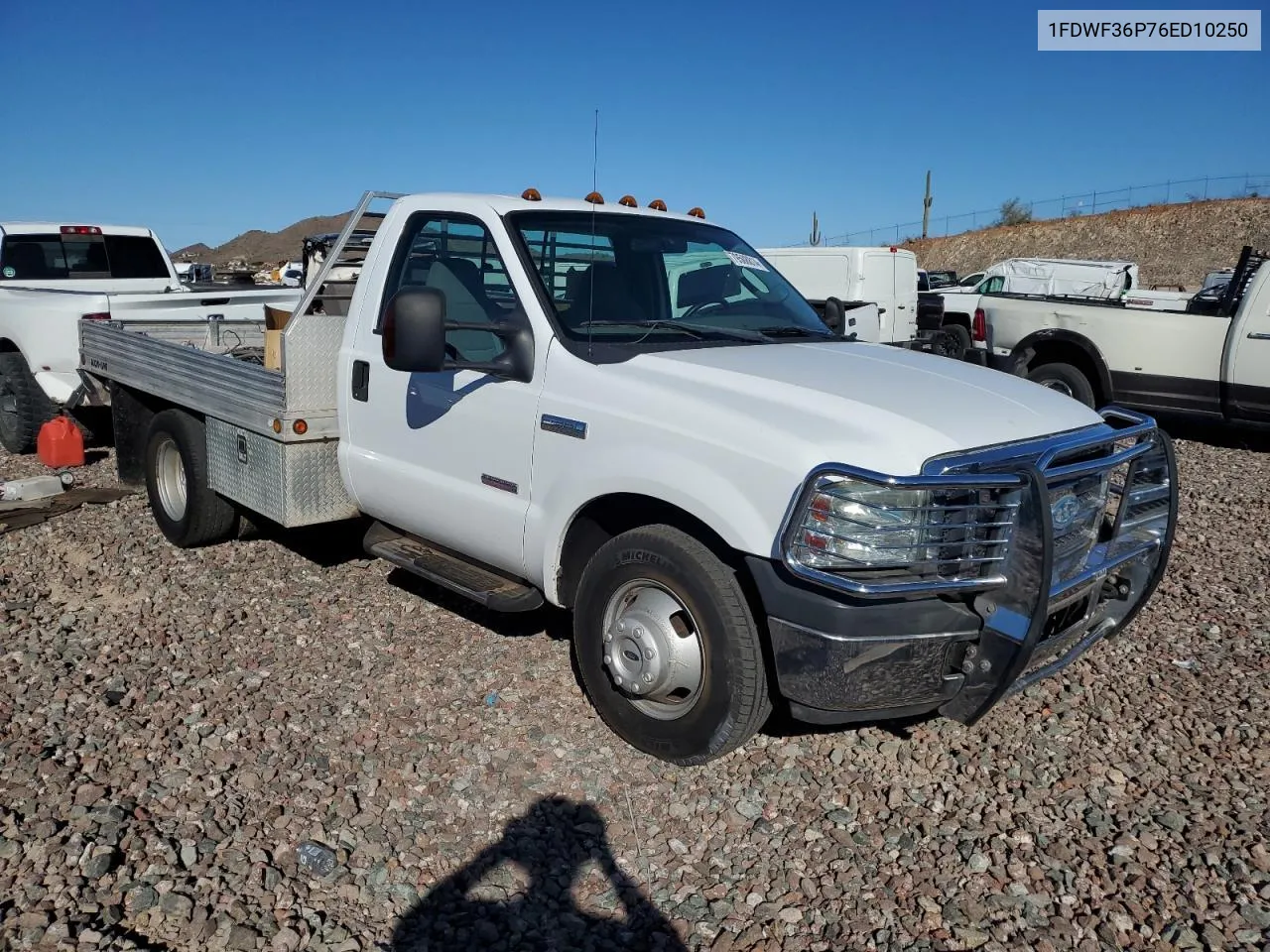 2006 Ford F350 Super Duty VIN: 1FDWF36P76ED10250 Lot: 79679844