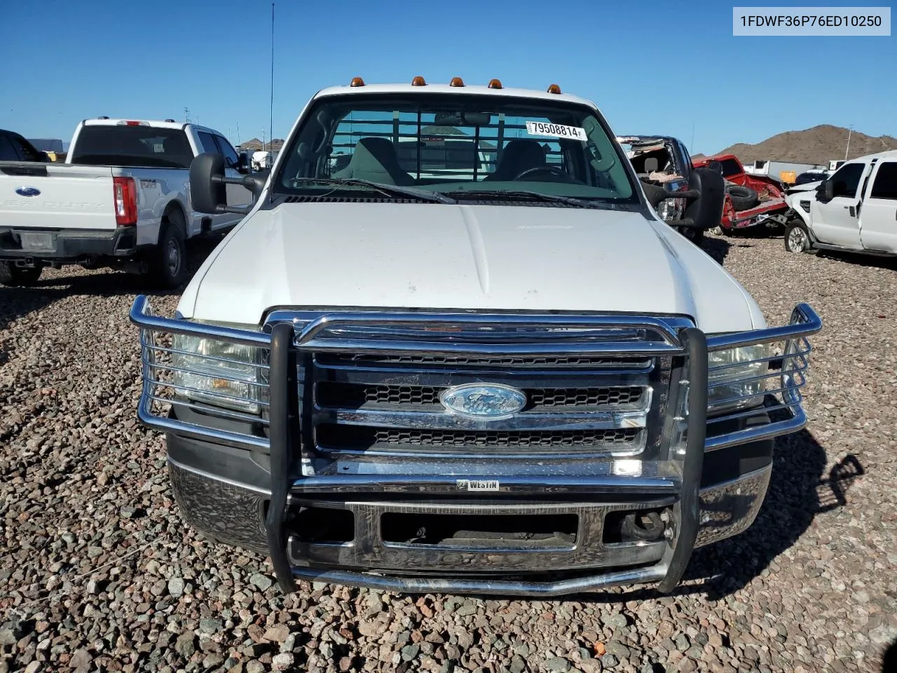 2006 Ford F350 Super Duty VIN: 1FDWF36P76ED10250 Lot: 79679844