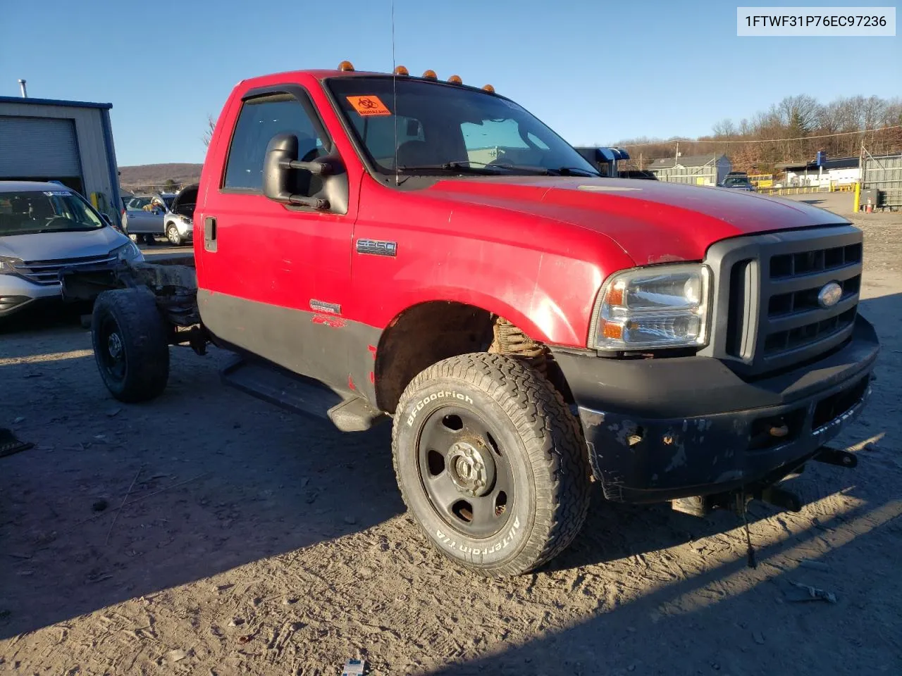 2006 Ford F350 Srw Super Duty VIN: 1FTWF31P76EC97236 Lot: 80045444