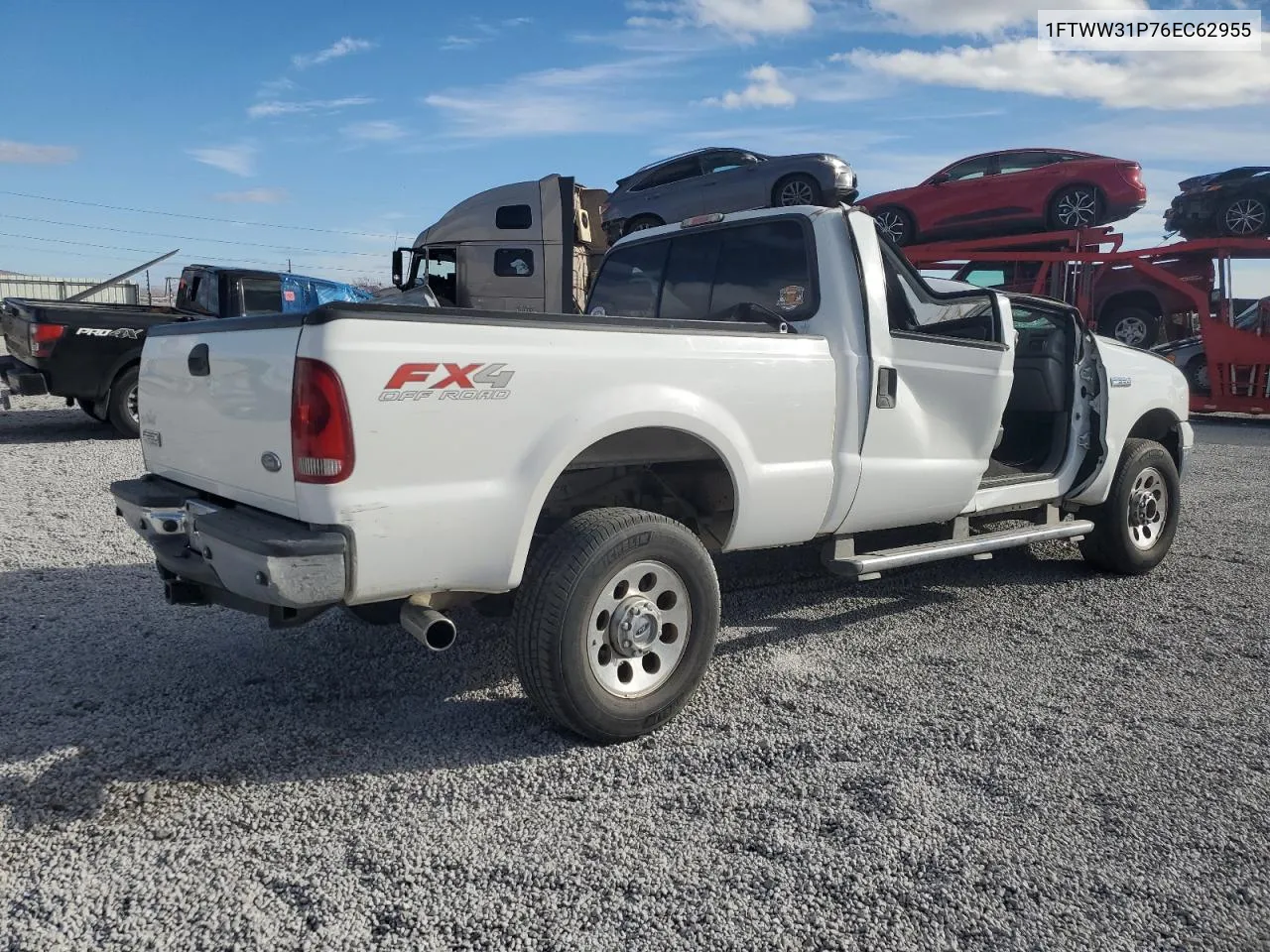 2006 Ford F350 Srw Super Duty VIN: 1FTWW31P76EC62955 Lot: 80957764