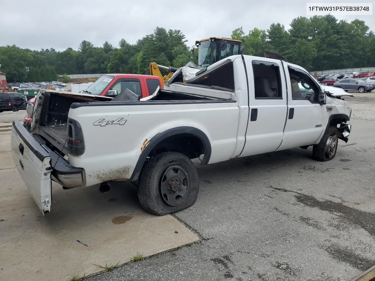 2007 Ford F350 Srw Super Duty VIN: 1FTWW31P57EB38748 Lot: 60817564