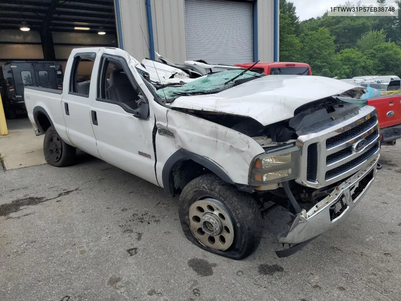 2007 Ford F350 Srw Super Duty VIN: 1FTWW31P57EB38748 Lot: 60817564