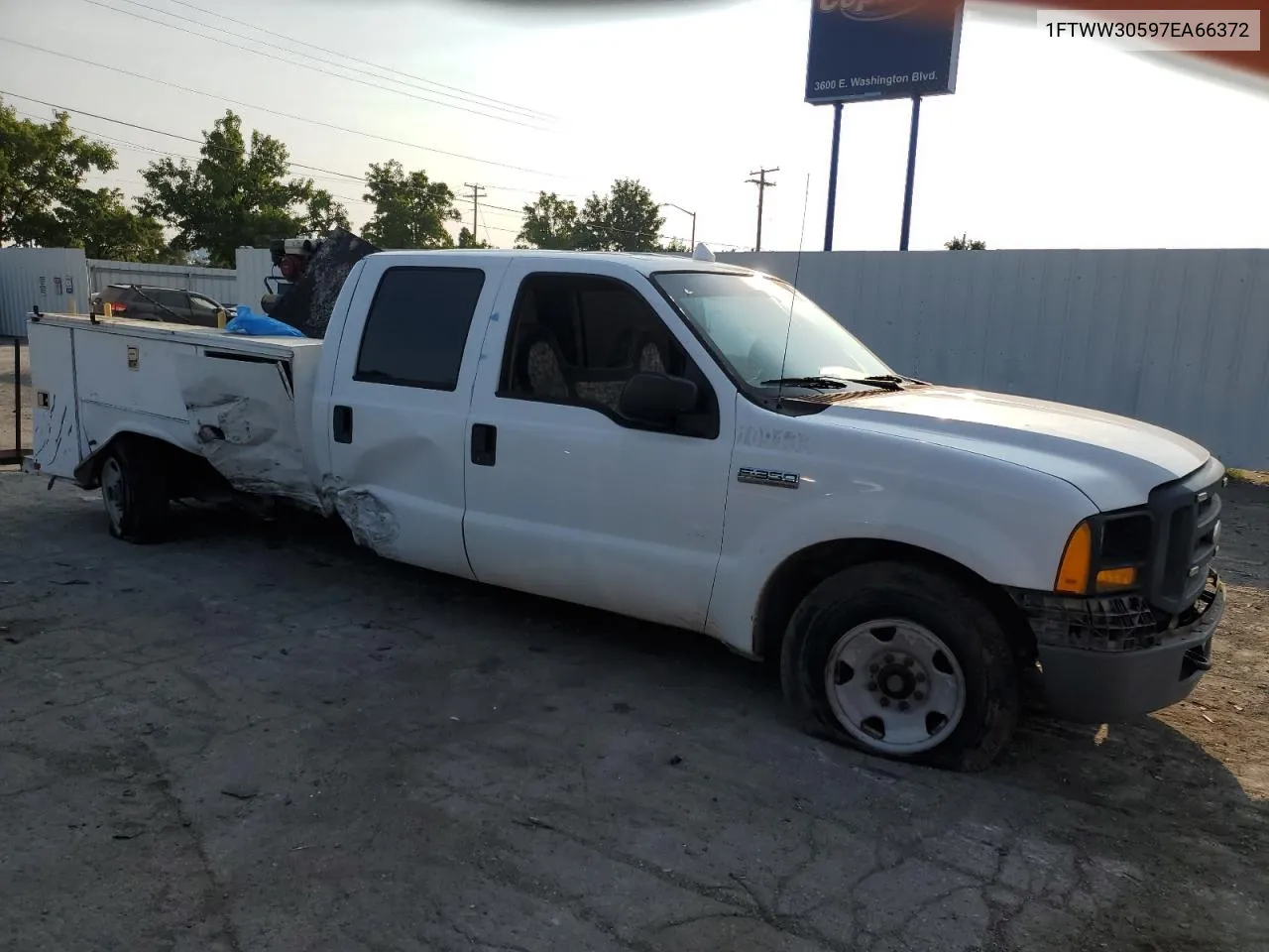 2007 Ford F350 Srw Super Duty VIN: 1FTWW30597EA66372 Lot: 64235174