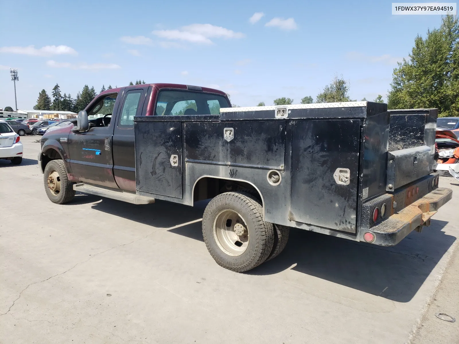 2007 Ford F350 Super Duty VIN: 1FDWX37Y97EA94519 Lot: 66042084