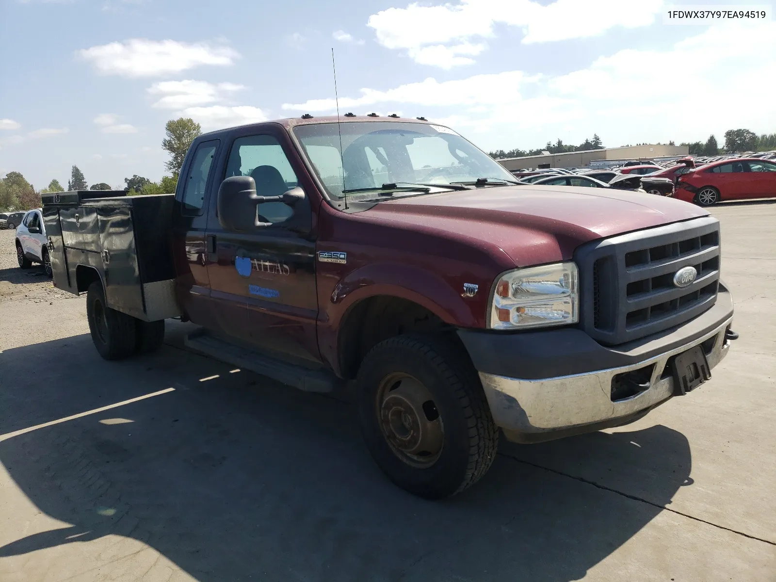 2007 Ford F350 Super Duty VIN: 1FDWX37Y97EA94519 Lot: 66042084