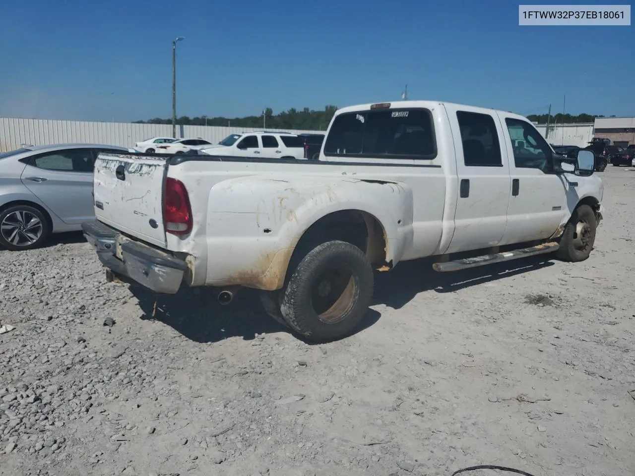 2007 Ford F350 Super Duty VIN: 1FTWW32P37EB18061 Lot: 66900444