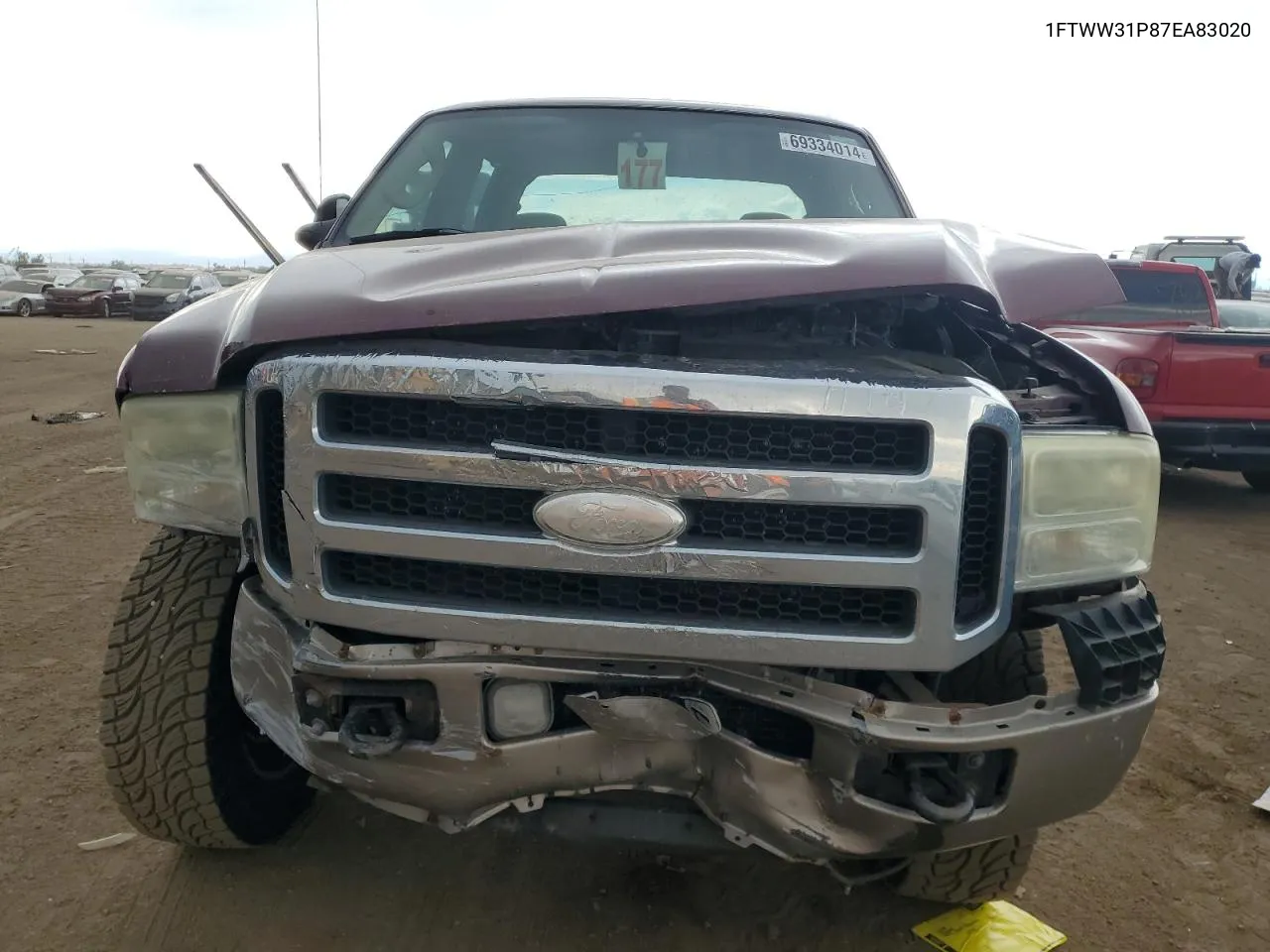 1FTWW31P87EA83020 2007 Ford F350 Srw Super Duty