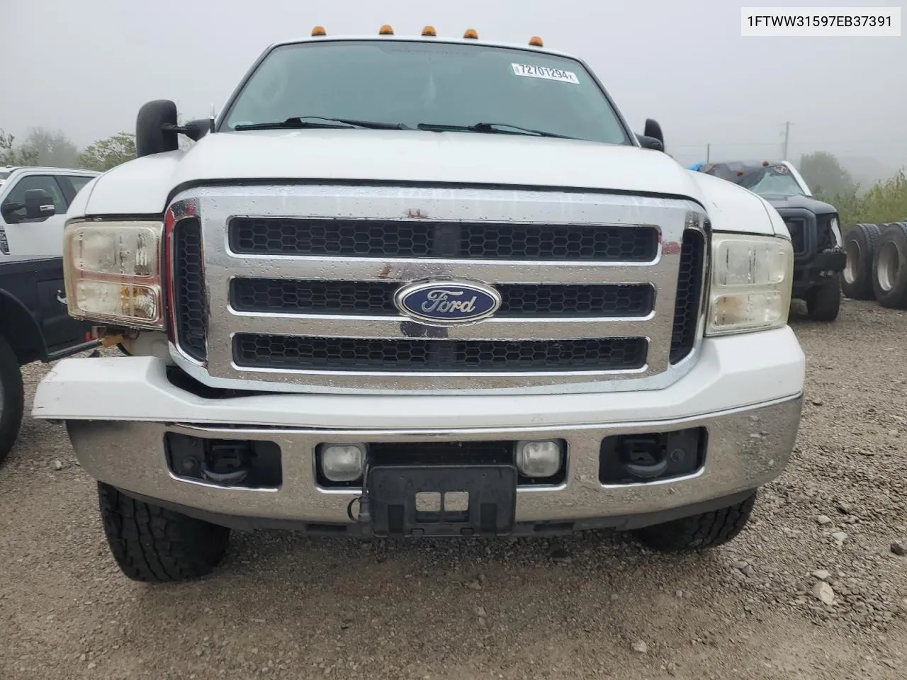 2007 Ford F350 Srw Super Duty VIN: 1FTWW31597EB37391 Lot: 72701294