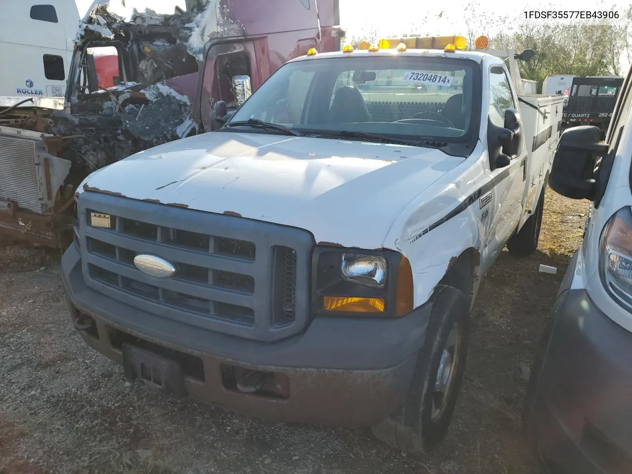 2007 Ford F350 Srw Super Duty VIN: 1FDSF35577EB43906 Lot: 73204814