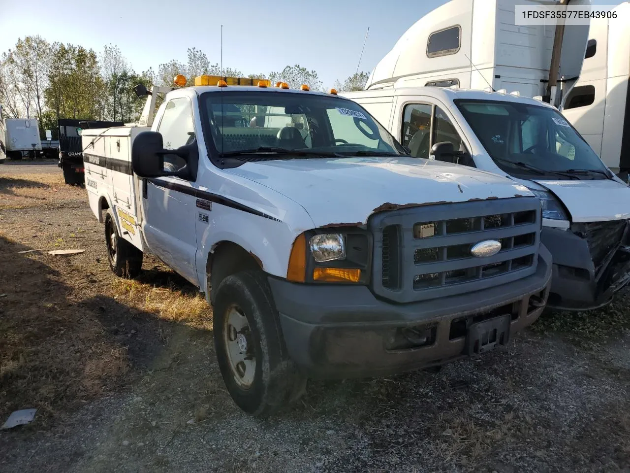 2007 Ford F350 Srw Super Duty VIN: 1FDSF35577EB43906 Lot: 73204814