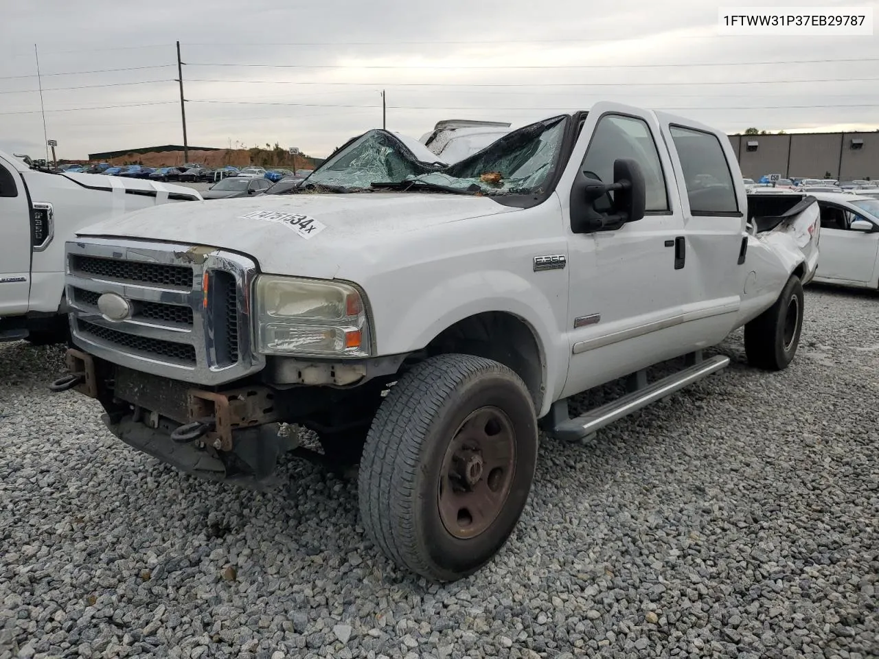 2007 Ford F350 Srw Super Duty VIN: 1FTWW31P37EB29787 Lot: 74751534