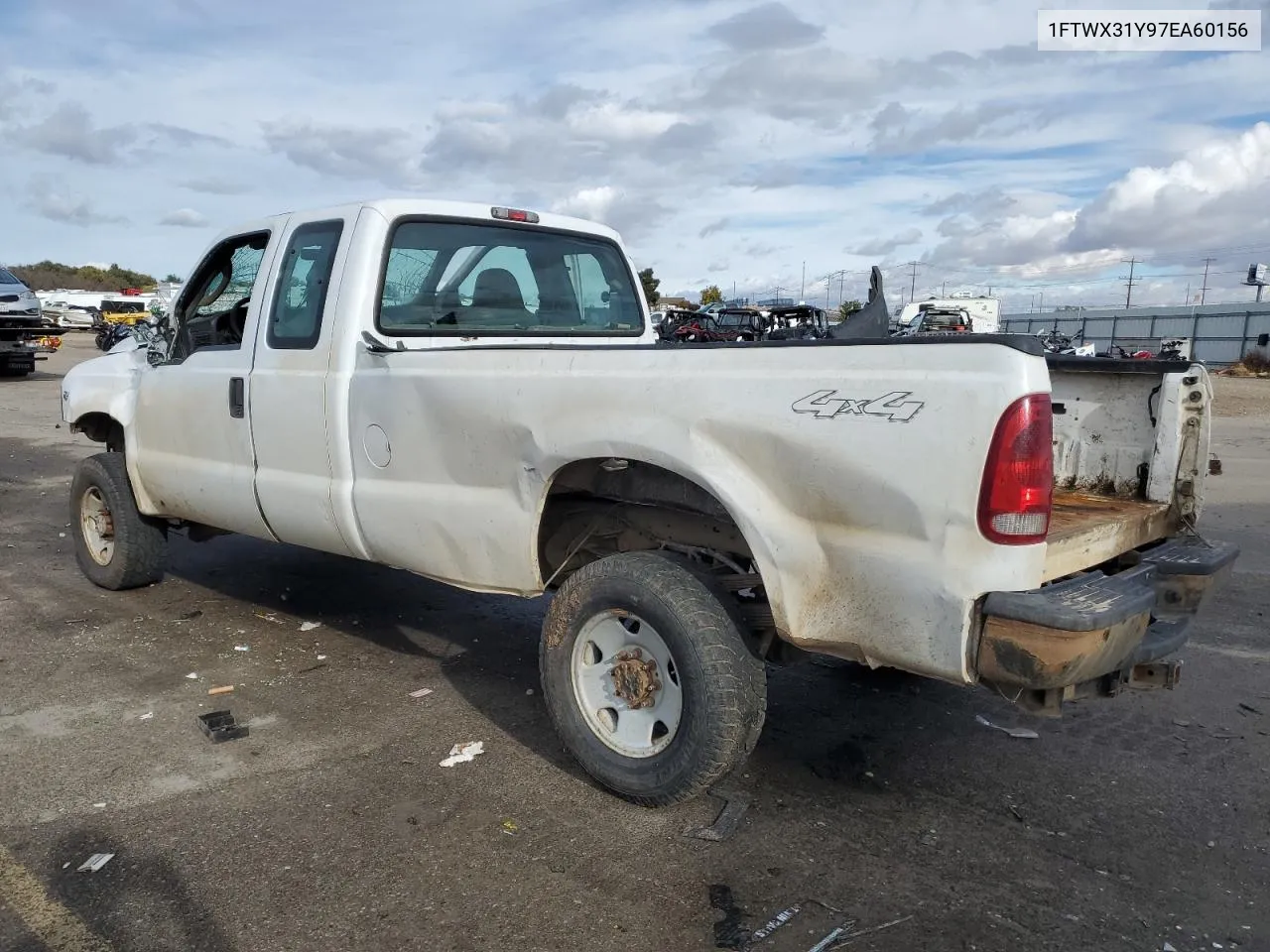 2007 Ford F350 Srw Super Duty VIN: 1FTWX31Y97EA60156 Lot: 76498074