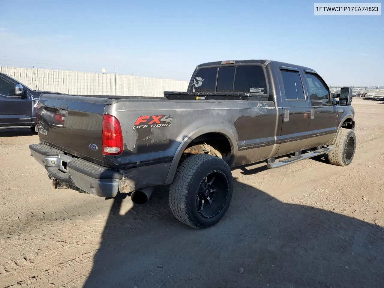 2007 Ford F350 Srw Super Duty VIN: 1FTWW31P17EA74823 Lot: 77095864