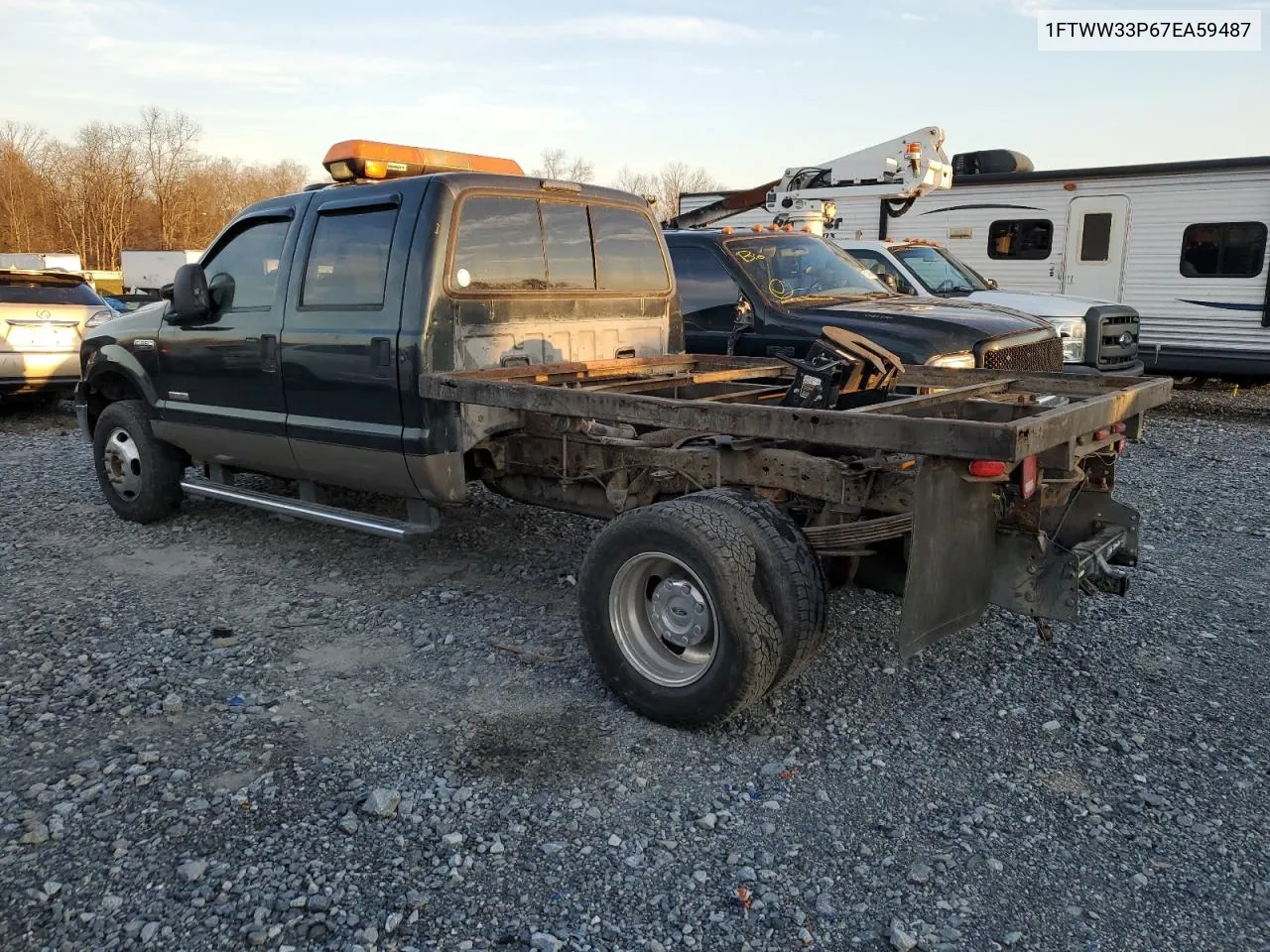 2007 Ford F350 Super Duty VIN: 1FTWW33P67EA59487 Lot: 80788194