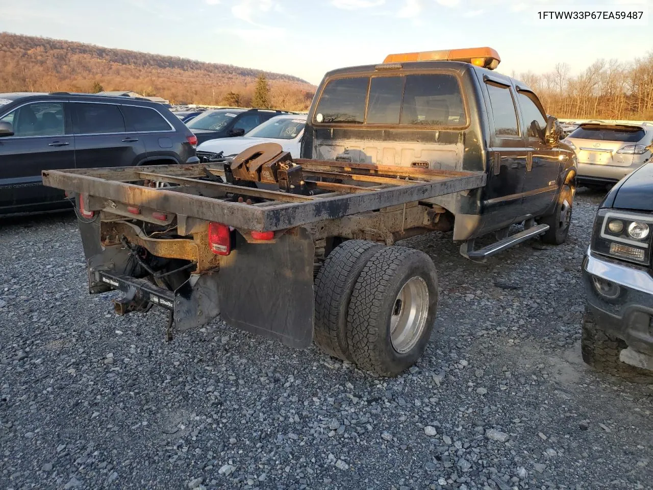 2007 Ford F350 Super Duty VIN: 1FTWW33P67EA59487 Lot: 80788194