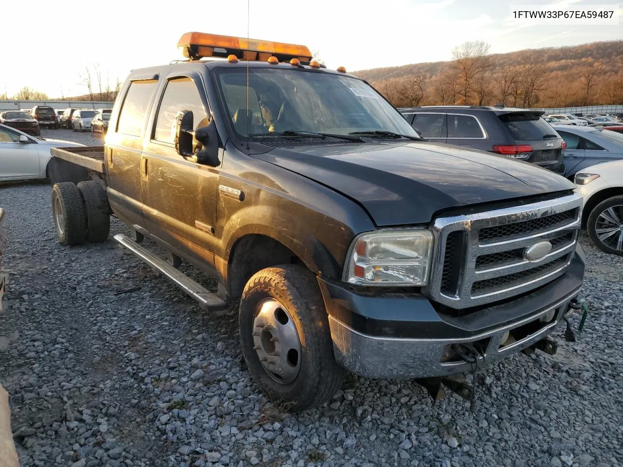 2007 Ford F350 Super Duty VIN: 1FTWW33P67EA59487 Lot: 80788194