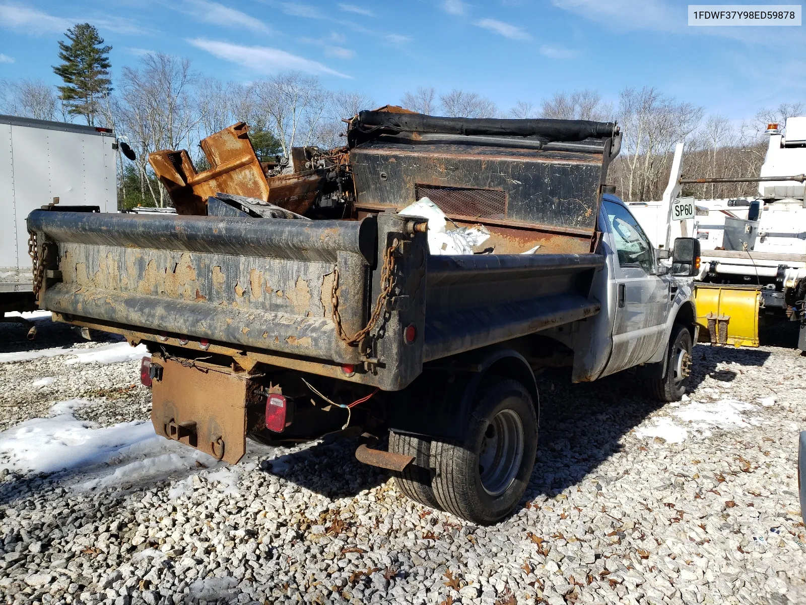 2008 Ford F350 Super Duty VIN: 1FDWF37Y98ED59878 Lot: 43824863